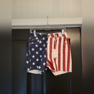 Judy Blue Americana Shorts (Medium)